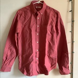 Red Outlier Button Up shirt